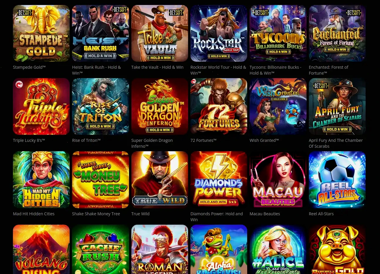 Spinanga mobile casino interface showing slot games on smartphone screen