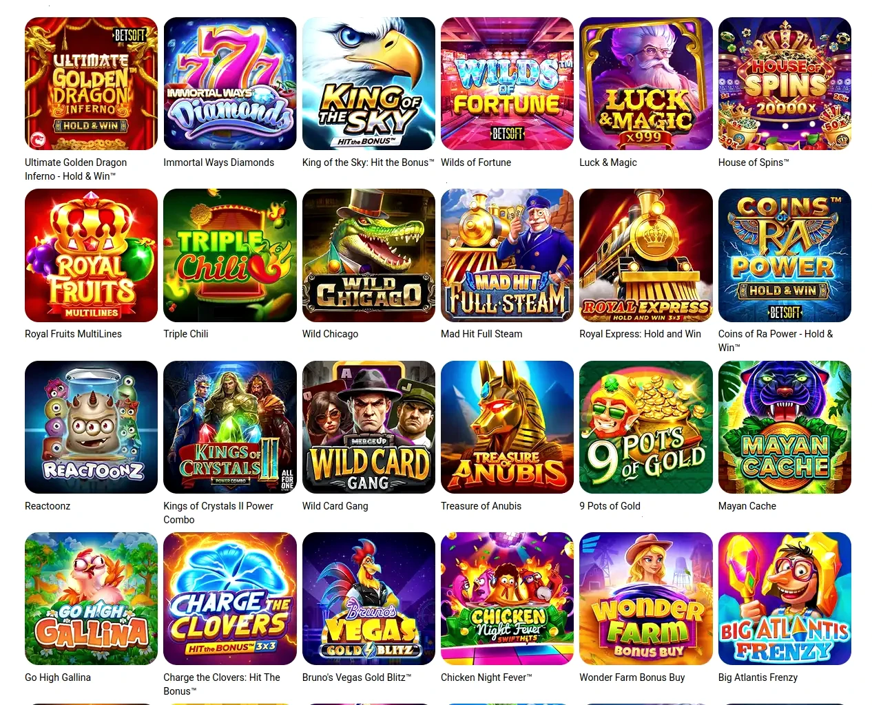 Spinanga online casino gaming experience